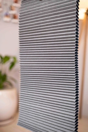 Antrasit Blackout Honeycomb Plise Perde