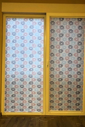 Baskılı Plise Perde