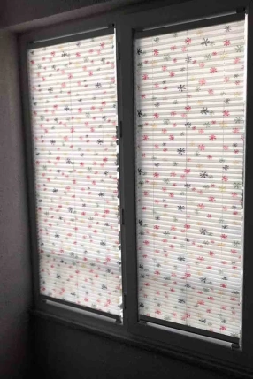 Baskılı Plise Perde