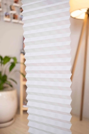 White Glass  Balcony Curtain