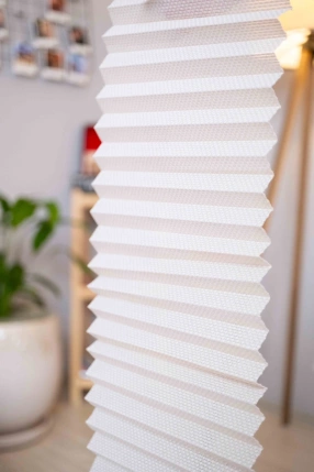 White Linen Pleat Curtain