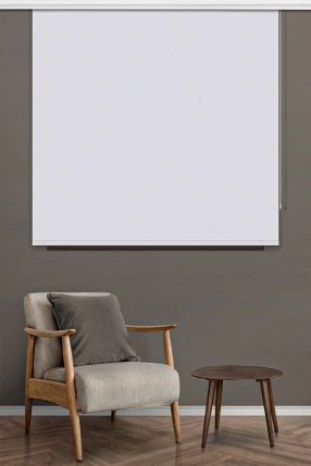 White Matte Roller Blinds 