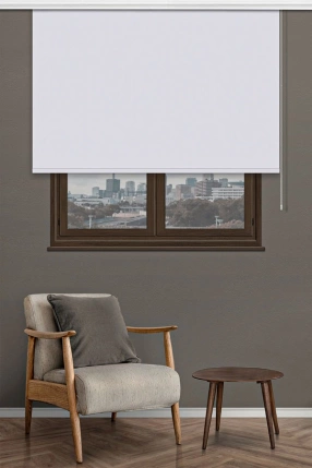 White Matte Roller Blinds 