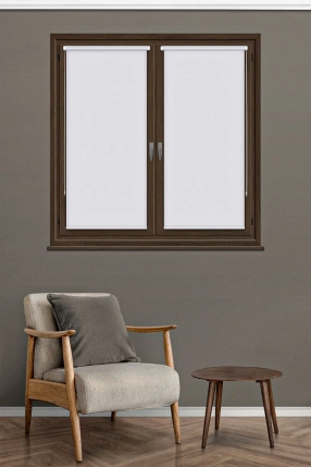 Beyaz Mini Stor Perde