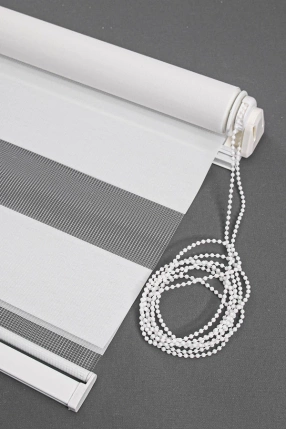 Beyaz Mini Zebra Perde