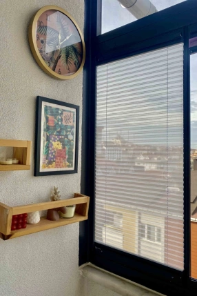 Beyaz Tül Plise Perde