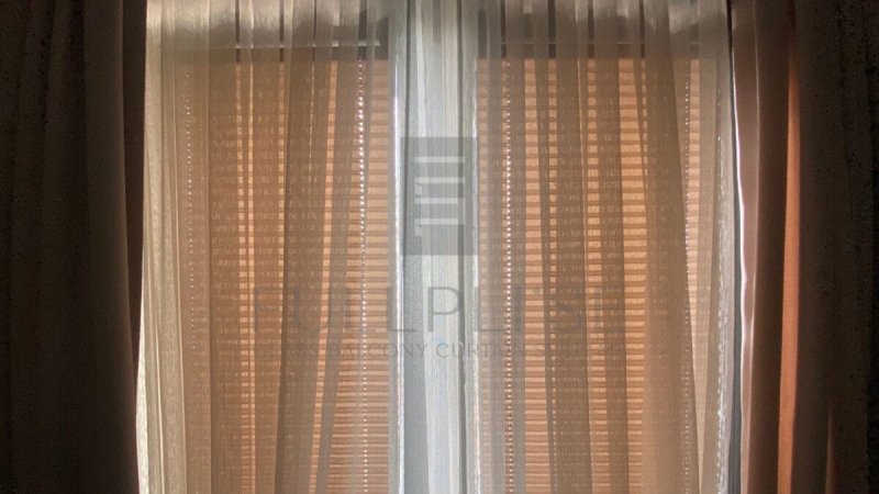 Cam Balkon Tül Plise Perde