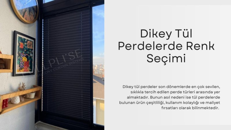 Dikey Tül Perdelerde Renk Seçimi