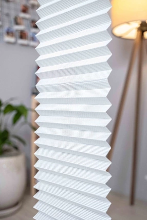 Ecru Linen Pleated Curtain