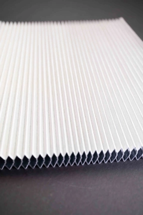 Gray Blackout Honeycomb Pleat Curtain