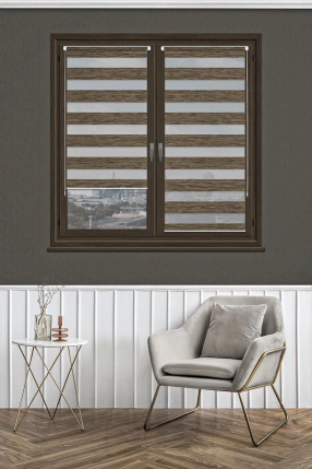 Kahverengi Bambu Mini Zebra