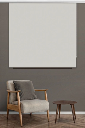 Kirli Beyaz Mat Stor Perde 