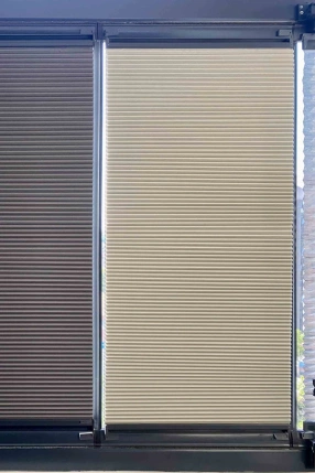 Krem Blackout Honeycomb Plise Perde