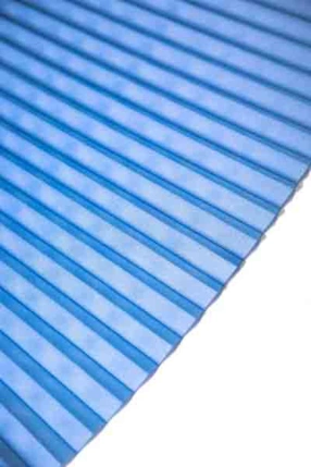 Mercury Pleated Curtain Blue