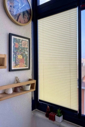 Mercury Plise Perde Sarı