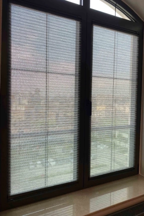 Black Linen Pleat Curtain