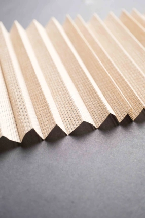 Milk Brown Pleated Curtain