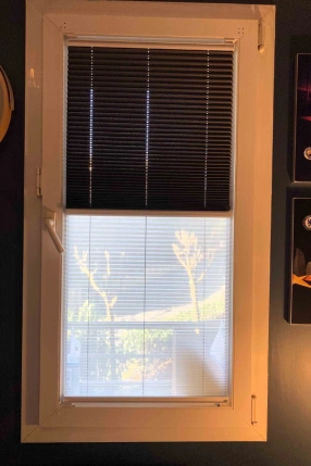 Yarı Karartma & Tül Gece-Gündüz Çiftli Plise Perde