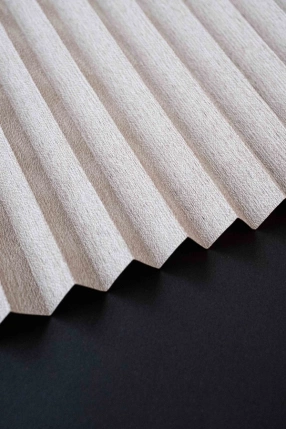 Mottled Ecru Pleated Curtain