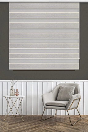 Bej Blackout Zebra Stor Perde