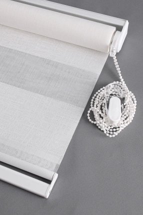 Beyaz Jakar Zebra Perde