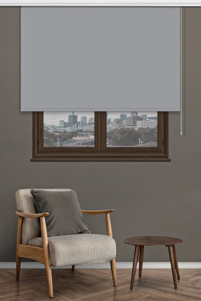 Gray Blackout Roller Blinds