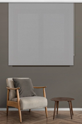 Gray Sunscreen Roller Blinds 