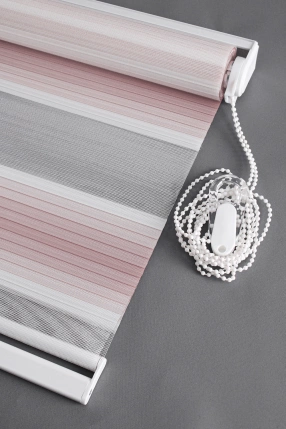 Gül Degrade Zebra Perde