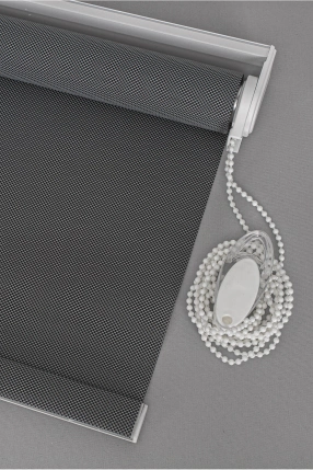 Dark Grey Sunscreen Roller Blind