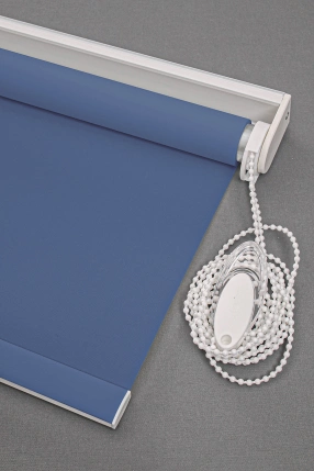 Blue Matte Roller Blinds 