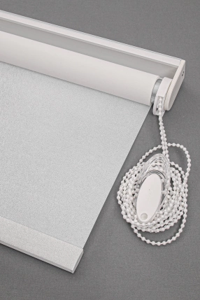 Glittery Roller Blinds White