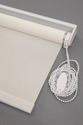 Glittery Roller Blinds Ecru