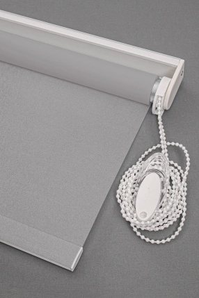 Glittery Roller Blinds Silver Gray