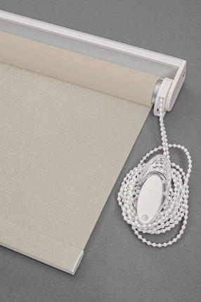 Glittery Roller Blinds Cream