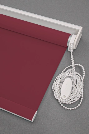 Burgundy Matte Roller Blinds 