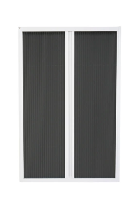 Double Pleat Fly Screen → Double Wing Accordion Fly Screen – Opens Left & Right!