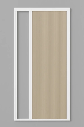 Honeycomb Blackout Akordiyon Kapı - İp Deliği Gizli - Isı Yalıtımlı