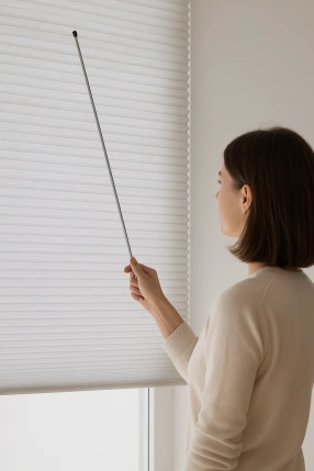 Pleated Curtain Pull Rod