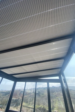 Blackout Skylight Pleated Blind – 100% Light Blocking