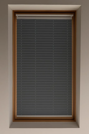Dimout (Semi-Blackout) Skylight Pleated Blind – 80% Light Blocking