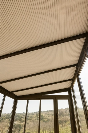 Honeycomb Thermal Insulated Skylight Pleated Blind - Summer/Winter Temperature Control