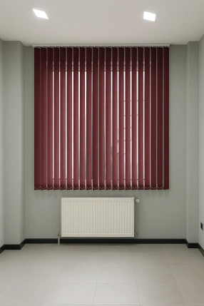 Bordo Dikey Stor Perde – Koyu Bordo