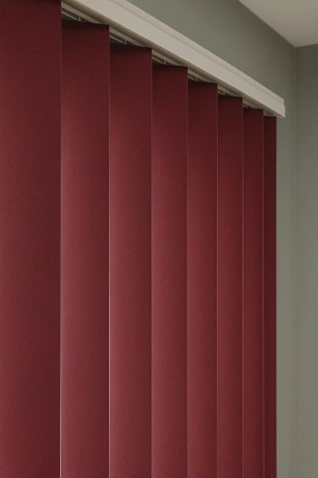 Bordo Dikey Stor Perde – Koyu Bordo