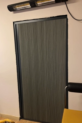 Honeycomb Blackout Akordiyon Kapı - İp Deliği Gizli - Isı Yalıtımlı