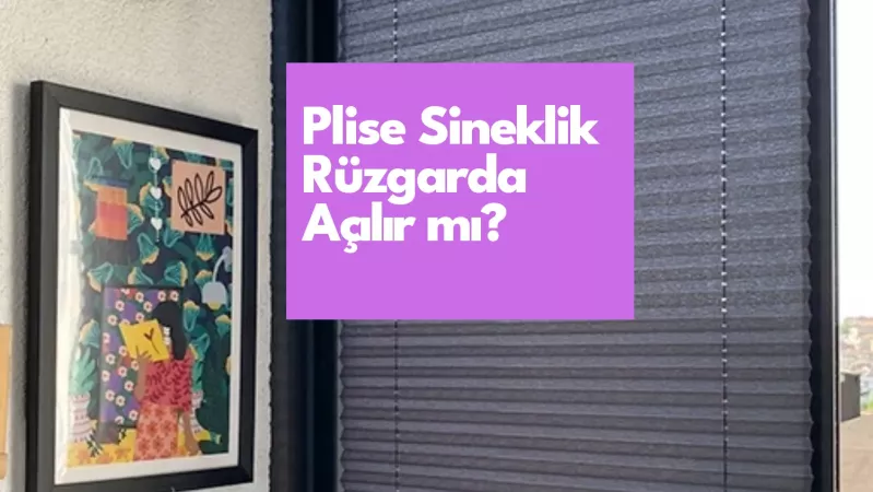 Plise Sineklik Rüzgarda Açılır mı?